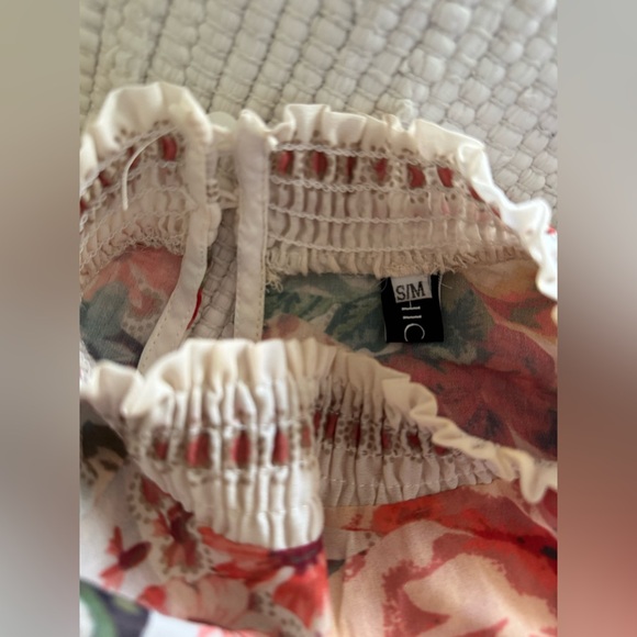 CHICWISH FANCY IN GARDENS FLORAL CHIFFON BLOUSE - Picture 6 of 6